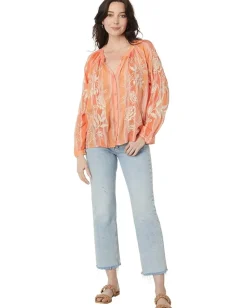 Women Johnny Was Harlow Raglan Poet Shirt