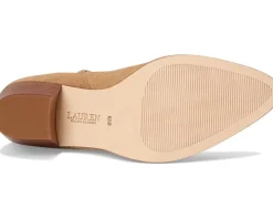 Lauren Ralph Lauren Harpher Suede Camel New