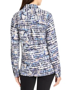 NIC+ZOE Harvest Dot Top Blue Multi Online