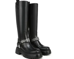 Circus NY by Sam Edelman Hayes Black Leather Stud Sale