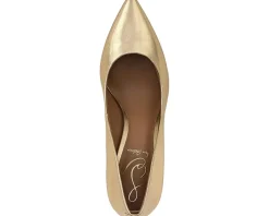 Sam Edelman Hazel Amber Gold Leather Outlet