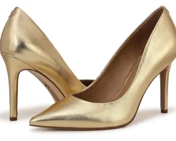 Sam Edelman Hazel Amber Gold Leather Outlet