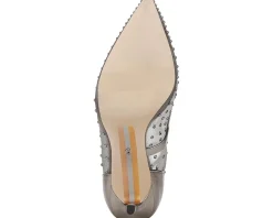 Sam Edelman Hazel Mesh Metallic Iron Glitz Best