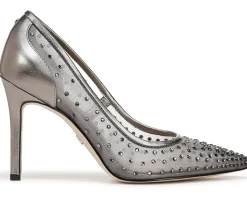 Sam Edelman Hazel Mesh Metallic Iron Glitz Best