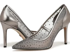 Sam Edelman Hazel Mesh Metallic Iron Glitz Best
