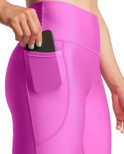Under Armour HeatGear Armour High-Waisted Ankle Leggings Vivid Magenta/White Sale