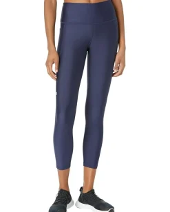 Under Armour HeatGear Armour High-Waisted Ankle Leggings Midnight Navy/White Outlet