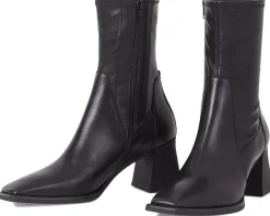 Vagabond Shoemakers Hedda Leather Short Stretch Bootie Black Outlet