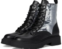 Nine West Hediy Black Smooth/Silver Sequin Sale