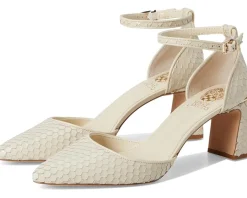 Vince Camuto Hendriya Ankle Strap Pump Panna Creme Best