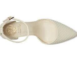 Vince Camuto Hendriya Ankle Strap Pump Panna Creme Best