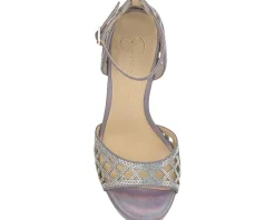 Jessica Simpson Herora Embellished Platform Sandals Irridescent Online
