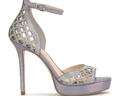 Jessica Simpson Herora Embellished Platform Sandals Irridescent Online