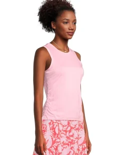 Lilly Pulitzer Heston Tank Upf 50+ Conch Shell Pink New