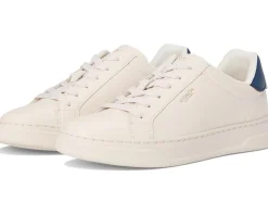 COACH High Line Leather Sneaker Deep Blue/Chalk Clearance