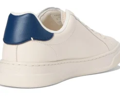 COACH High Line Leather Sneaker Deep Blue/Chalk Clearance