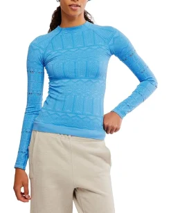 FP Movement High Road Long Sleeve Layer Light Cobalt Best