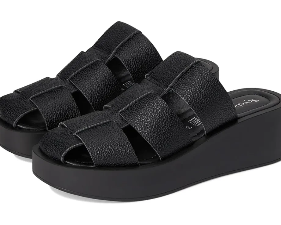 Seychelles High Standard V Black Leather New