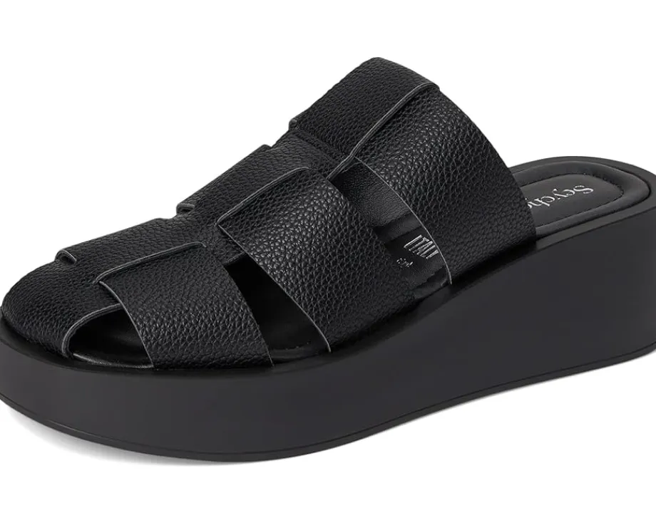 Seychelles High Standard V Black Leather New