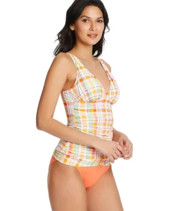 Women Bleu Rod Beattie Hip To Be Square Over-the-Shoulder Tankini