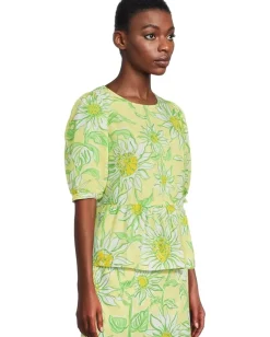 Women Lilly Pulitzer Hisli Short Sleeve Top
