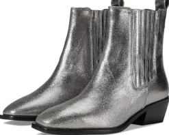 Seychelles Hold Me Down Silver Metallic Leather Outlet