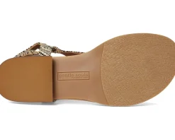 Gentle Souls by Kenneth Cole Holly Black/Tan Raffia Clearance