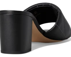 COACH Holly Block Heel Sandals with Quilting Black Online