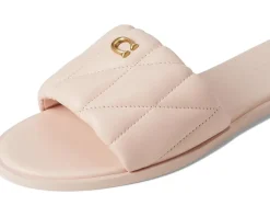Women COACH Holly Sandals with Quilting