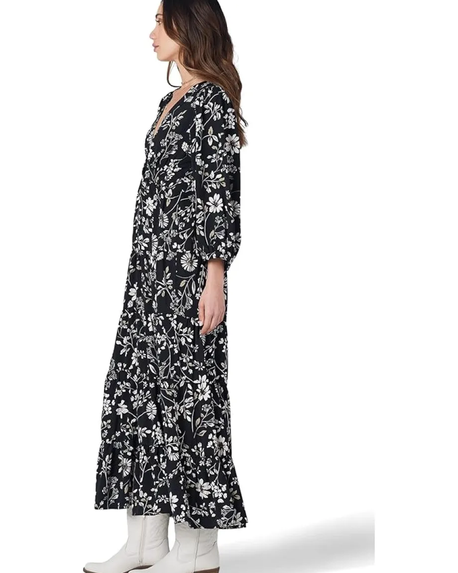 Saltwater Luxe Idalia Maxi Dress Black Clearance