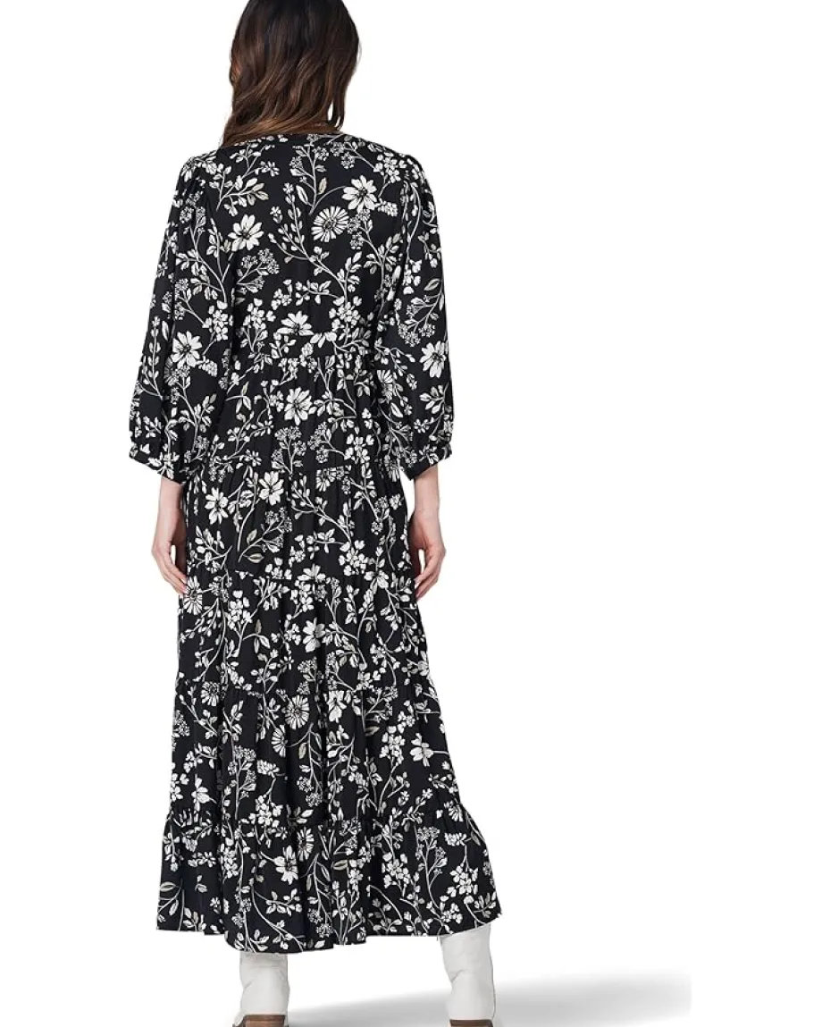 Saltwater Luxe Idalia Maxi Dress Black Clearance