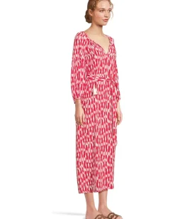 Women Tommy Bahama Ikat Stripe Midi Dress