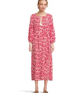 Women Tommy Bahama Ikat Stripe Midi Dress