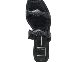 Dolce Vita Ilva Low Onyx Embossed Leather Online