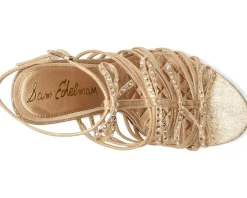Sam Edelman Iman Strappy Sandals Soft Gold Best