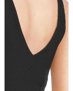 Beyond Yoga Impulse Cropped Tank Black Onyx Clearance