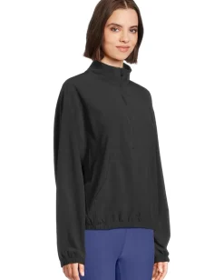 Beyond Yoga In Stride 1/2 Zip Pullover True Black Sale