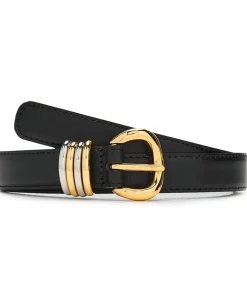 Madewell Inez Belt: Mixed Metal True Black New