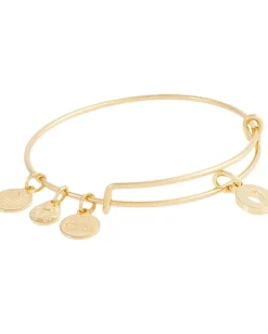 Women Alex and Ani Initial O III Bangle Bracelet