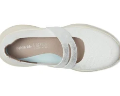 LifeStride Intuition Knit Mary Jane Shoes Bright White Sale