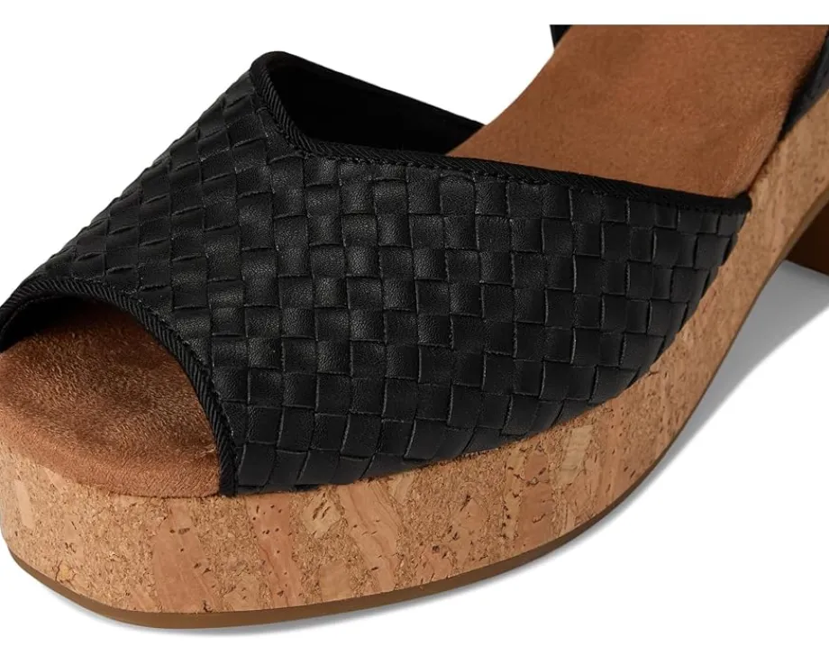 TOMS Isla Peep Toe Black1 Hot