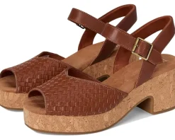 TOMS Isla Peep Toe Amber Brown Outlet