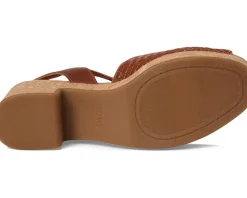 TOMS Isla Peep Toe Amber Brown Outlet