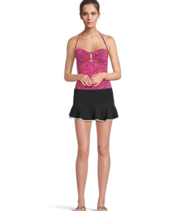 Tommy Bahama Island Cays Cabana Hi Waist Skirt Black