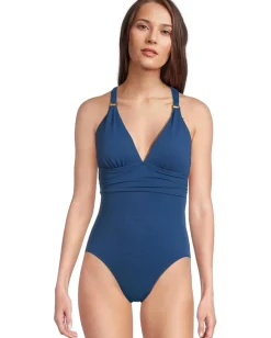 Women Tommy Bahama Island Cays Gold Ring One-Piece