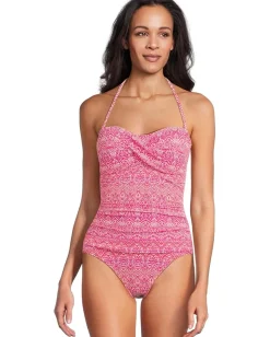 Women Tommy Bahama Island Cays Point Bandeau 1Pc