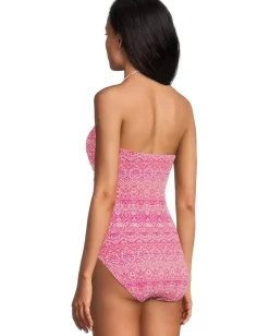 Women Tommy Bahama Island Cays Point Bandeau 1Pc