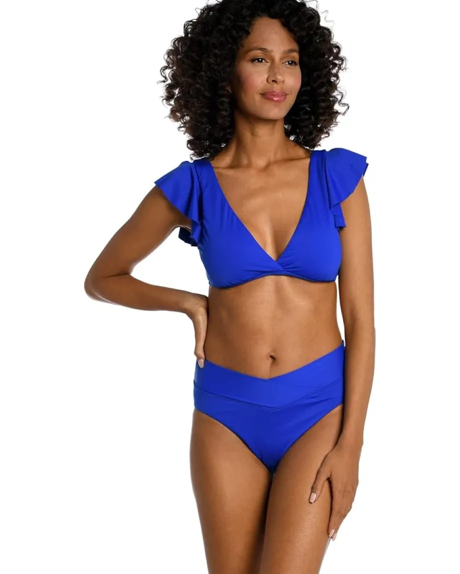 Women La Blanca Island Goddess Ruffle Bralette