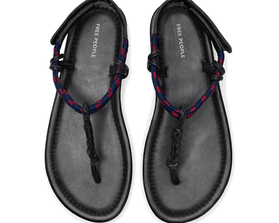 Free People Island Hopping Wrap Sandal Black Hot