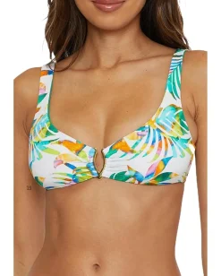 BECCA Isle Verder Scoop Neck Top Multi Hot